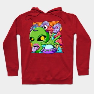 Alien mushroom Hoodie